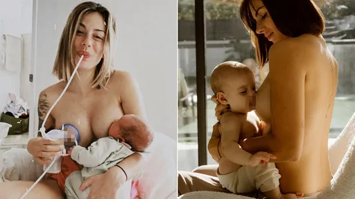23歲網美po「半裸哺乳」惹怒媽媽們　她不甩惡評嘆網友瘋了