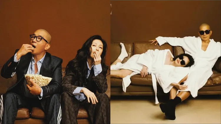 大S與老公具俊曄登上時尚雜誌《VOGUE》封面放閃。翻攝大S IG