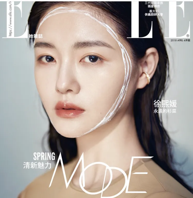 身為「美容大王」的大S以素顏樣貌拍攝雜誌。翻攝大S IG