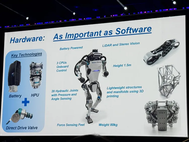 人形機器人的打造需要結合許多軟硬體的協助。趙筱文攝