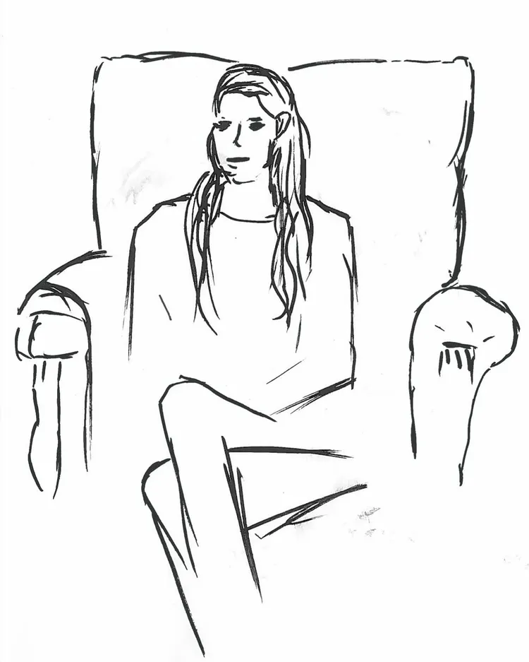 喬治王子的畫作筆觸簡潔卻能捕捉畫中人物的神韻與肢體，博得許多讚美。翻攝IG