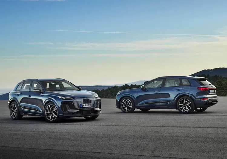 Audi Q6 e-tron車身輪廓維持SUV設計，並提供Sportback版本以滿足不同需求，預計於第一季末正式上市。原廠照片