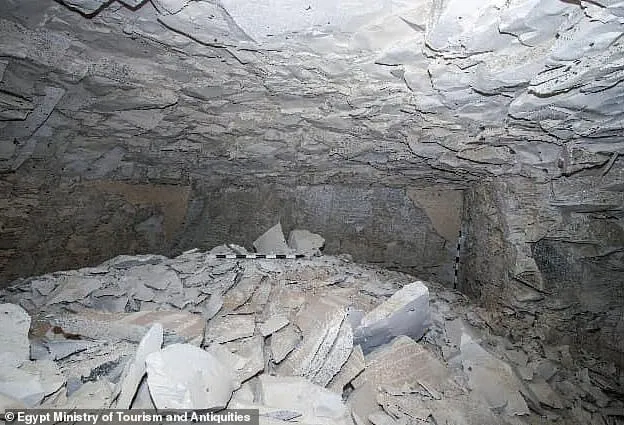 圖特摩斯二世的墓穴。翻攝自Ｘ