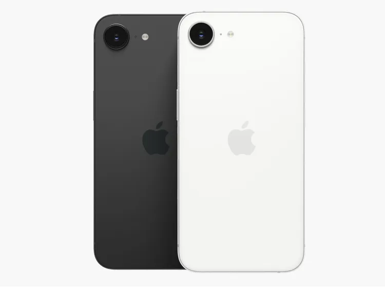 iPhone 16e共有黑、白兩色。翻攝Apple