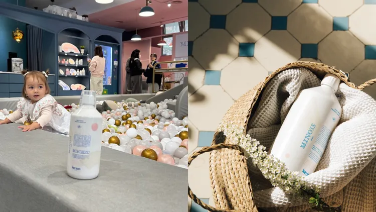 Minois和Kerzon合作，開發橙花寶寶洗衣精1000ml／900元。品牌提供