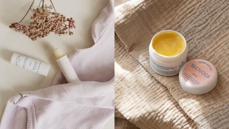 Minois護唇膏（左圖）4g／450元、萬用修護膏（右圖）50ml／1000元。品牌提供