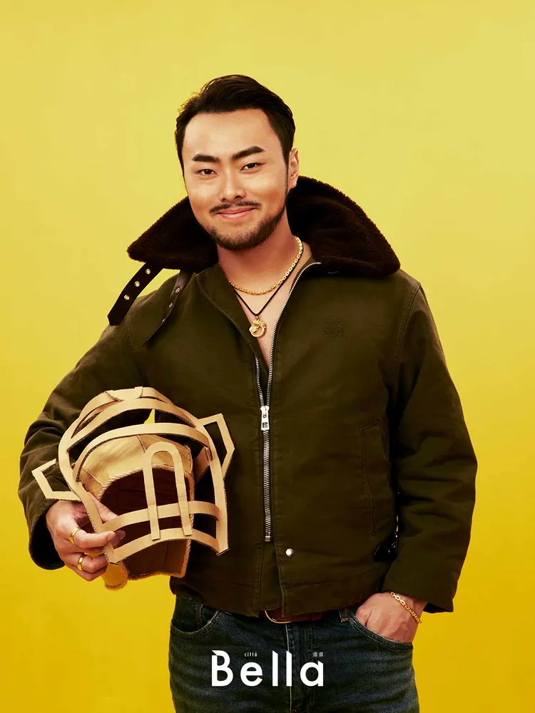 林家正這套造型出自LOEWE。品牌提供
