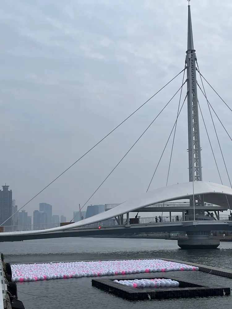 慶元宵！「吉刻就圓」12日在大港橋登場，將有萬顆海湯圓。民眾提供