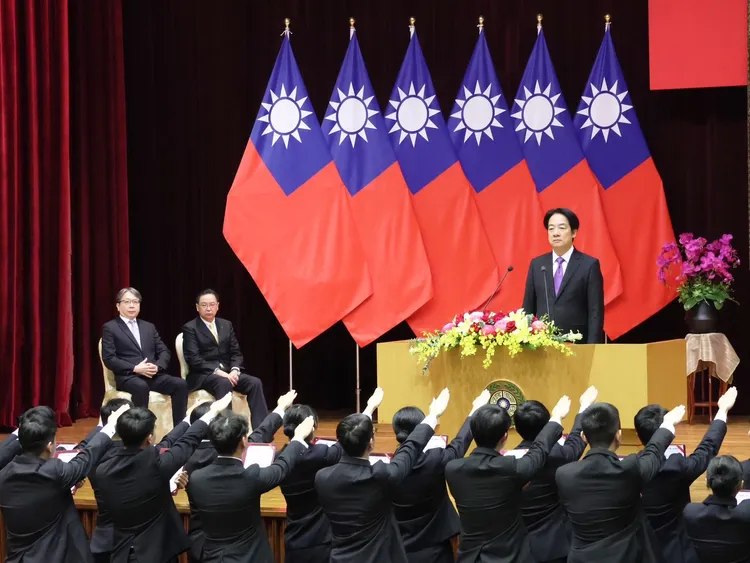 總統賴清德27日出席，國家安全局「70週年局慶大會暨國家安全情報幹部訓練班第25期結訓典禮」。讀者提供