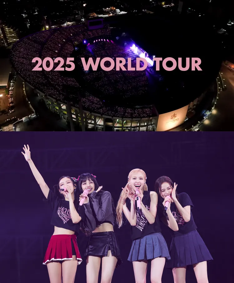 BLACKPINK日前宣布2025年展開世界巡演，首站就是韓國。翻攝YouTube、資料照
