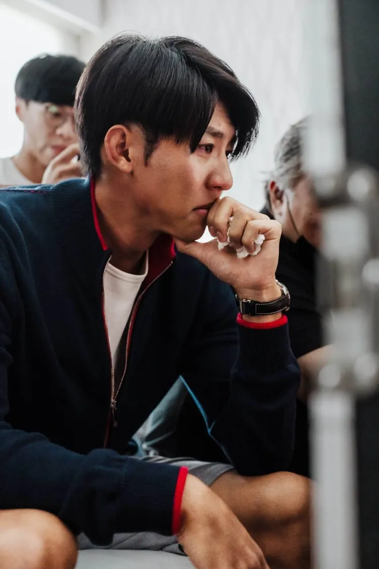 劉丞突破哭戲關卡，下戲仍無法控制落淚情緒。艾迪昇傳播提供