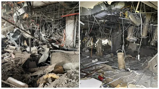 新光三越內部影像曝!「整層炸爛」如煉獄 氣爆威力太驚人