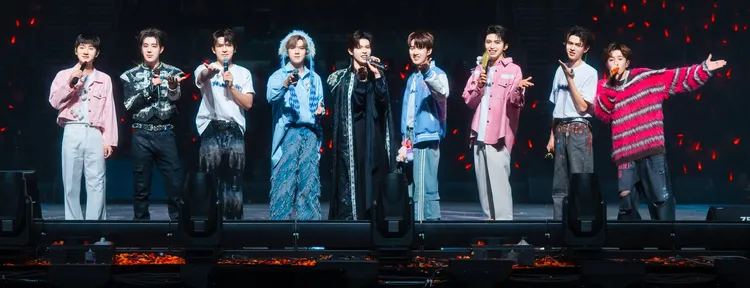 中國人氣男團「十個勤天」。翻攝種下一個未來2024微博