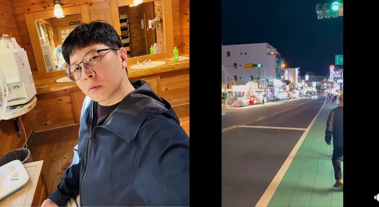 王浩宇9日曬出墾丁大街現況。