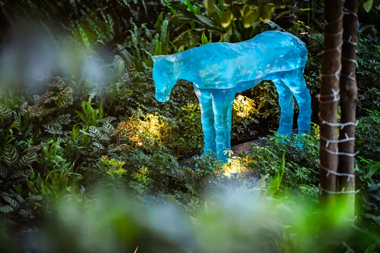 瑞士藝術家Ugo Rondinone的作品《西北海峽》。品牌提供