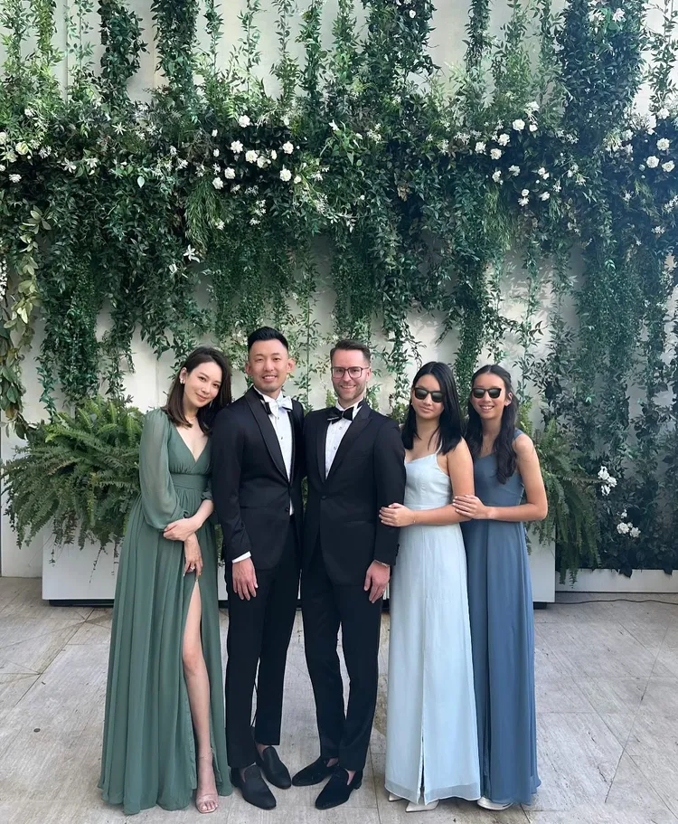 Melody分享弟弟成家的喜悅。翻攝Melody臉書