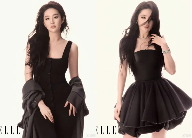 劉亦菲成為中國版《ELLE》3月開季刊封面人物。翻攝《ELLE》微博