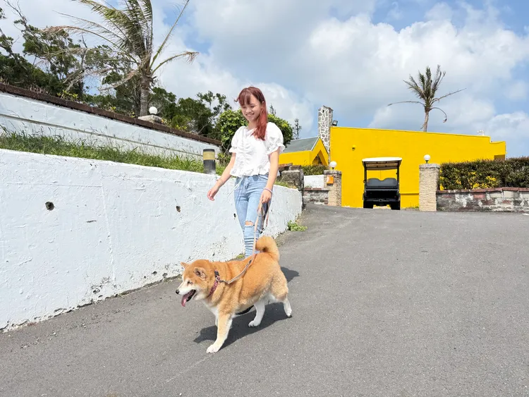 福容墾丁的Villa區，就位在飯店側邊，居高臨下，能將船帆石美景盡收眼，更歡迎帶萌寵一起入住。業者提供