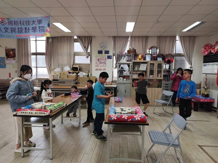 湖口波羅村兒少據點課後學習。新竹縣府提供