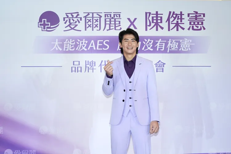 陳傑憲笑稱西洋情人節在台北工作不能陪老婆是「淡淡的哀傷」。彭欣偉攝