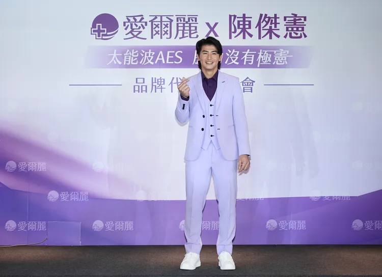 「台灣隊長」陳傑憲今日將出席愛爾麗太能波AES代言記者會。彭欣偉攝
