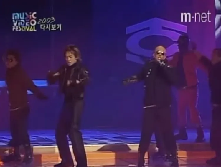 Rain視具俊曄為偶像，曾在2003年MMF合作。翻攝Mnet