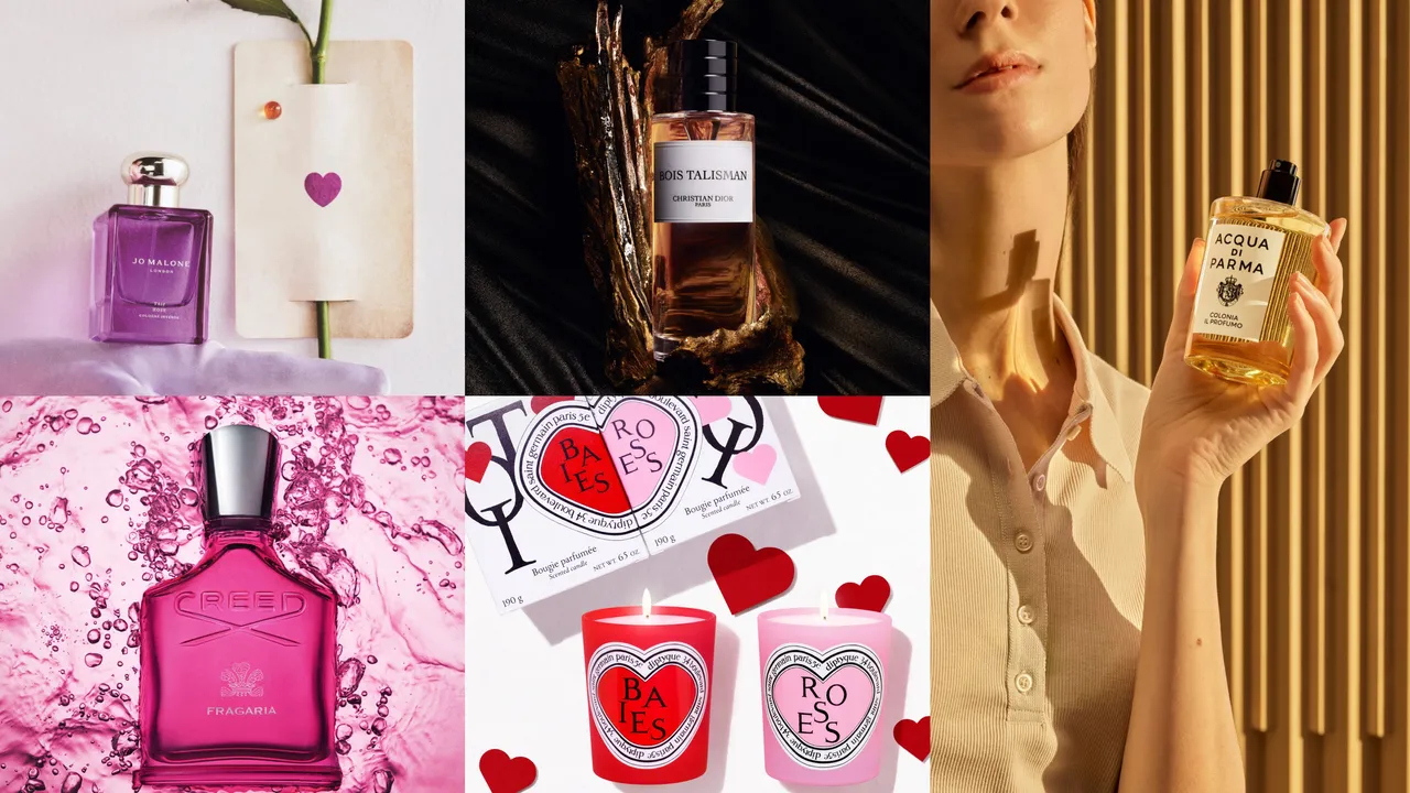 Aqua di Parma、Jo Malone、Dior、CREED、Diptyque帶來的情人節開運香氛之選。品牌提供
