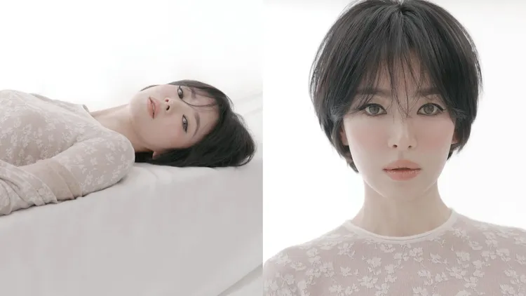 宋慧喬在全新拍攝的雜誌大片中，美到猶如陶瓷娃娃。翻攝宋慧喬IG