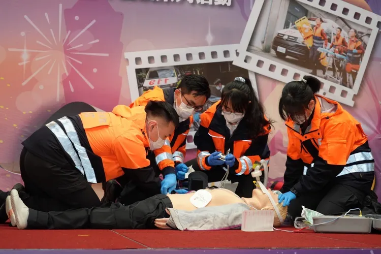 台北市OHCA康復出院人數穩定超過每年100人。消防局提供