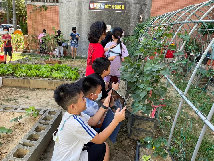西門國小食農教育。新竹市府提供