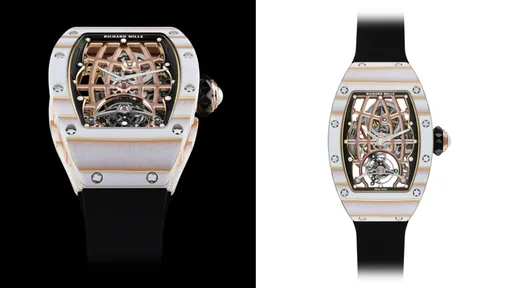 本周新錶|Richard Mille出動金箔石英纖維 頂級陀飛輪透出溫潤光