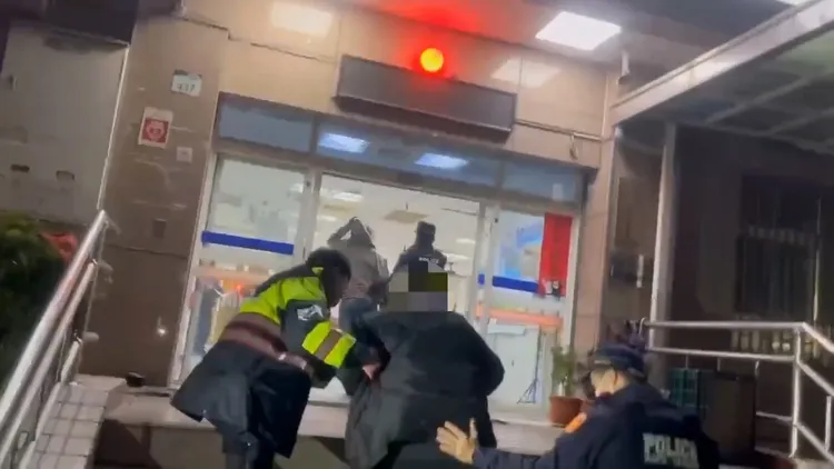 駕駛林嫌被檢測出具有酒精反應，被移送法辦。翻攝畫面