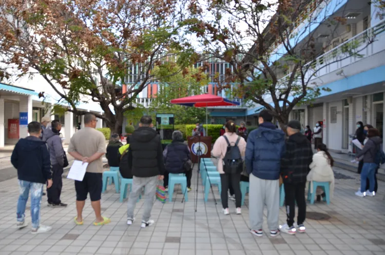 今天電巴拍賣買氣提升，共有15人登記應買。台中分署提供