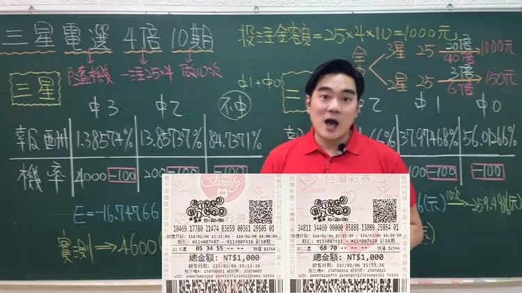 數學老師李祥也實測並分析中獎機率。翻攝自李祥數學YT