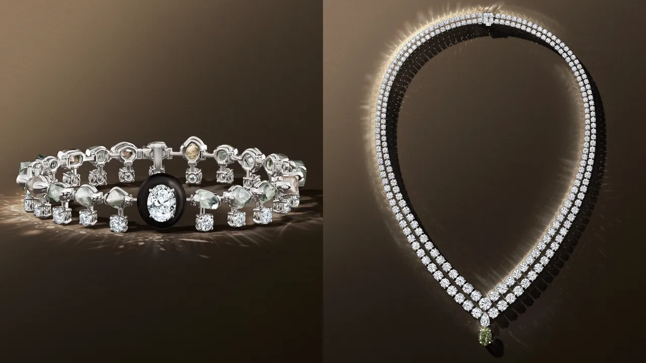 珠寶品牌De Beers以壯麗數目為創作靈感，日前在英國倫敦揭幕「Essence of Nature」高級珠寶系列第一篇章。品牌提供