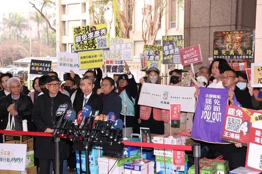 被罷免19藍委+高虹安第一階段連署書破10萬份 民團今赴中選會遞件