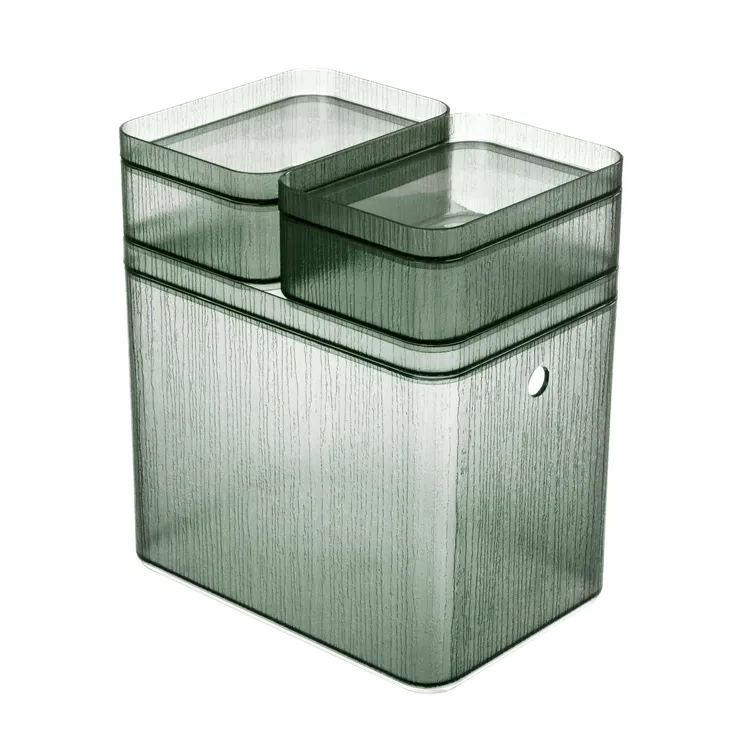 HOLA冬出清推薦百件換季家用品1折起，讓收納化繁為簡！「提米模組化堆疊整理盒三入組」除了單獨使用也依需求組合堆疊，適應各式收納空間。業者提供