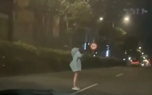 「下身失蹤」妙齡女太離譜!疑這原因賭氣站車道 網驚:不單純