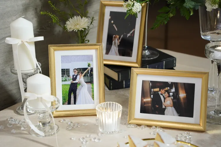 婚禮現場布置小巧思。攝影中心攝