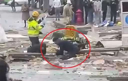 新光三越氣爆...護理師情侶檔挽袖做這事 急救身影感動眾人