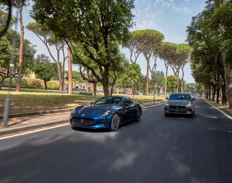 Maserati總代理臺灣蒙地拿延續三叉戟品牌純粹競速基因，純電動力發展亦持續加速，三叉戟品牌以GranTurismo Folgore與Grecale Folgore開創電動性能新境界。業者提供