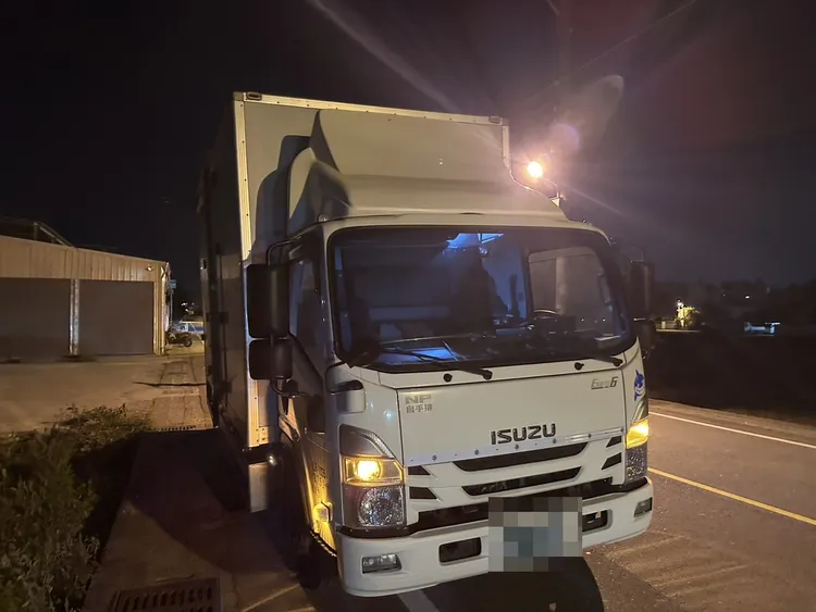 肇事大貨車。民眾提供