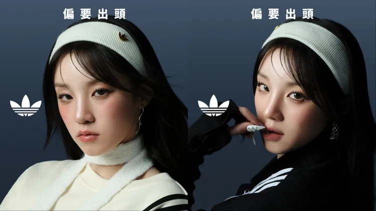 宋雨琦拍攝adidas Originals最新形象照。品牌提供