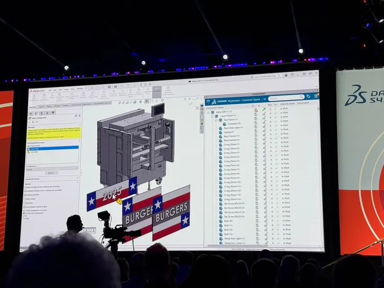 技術長Kangkyu Lee表示透過3DEXPERIENCE平台能夠提升韓國與美國團隊溝通效率。趙筱文攝