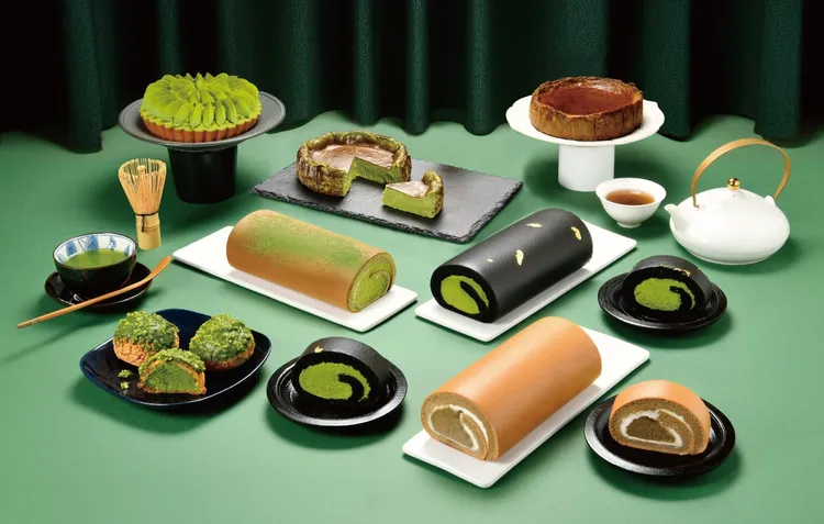 亞尼克全新6款甜點上市，加上原有抹茶系列回歸，集合生乳捲、巴斯克、派塔、泡芙、生‧磅蛋糕。業者提供