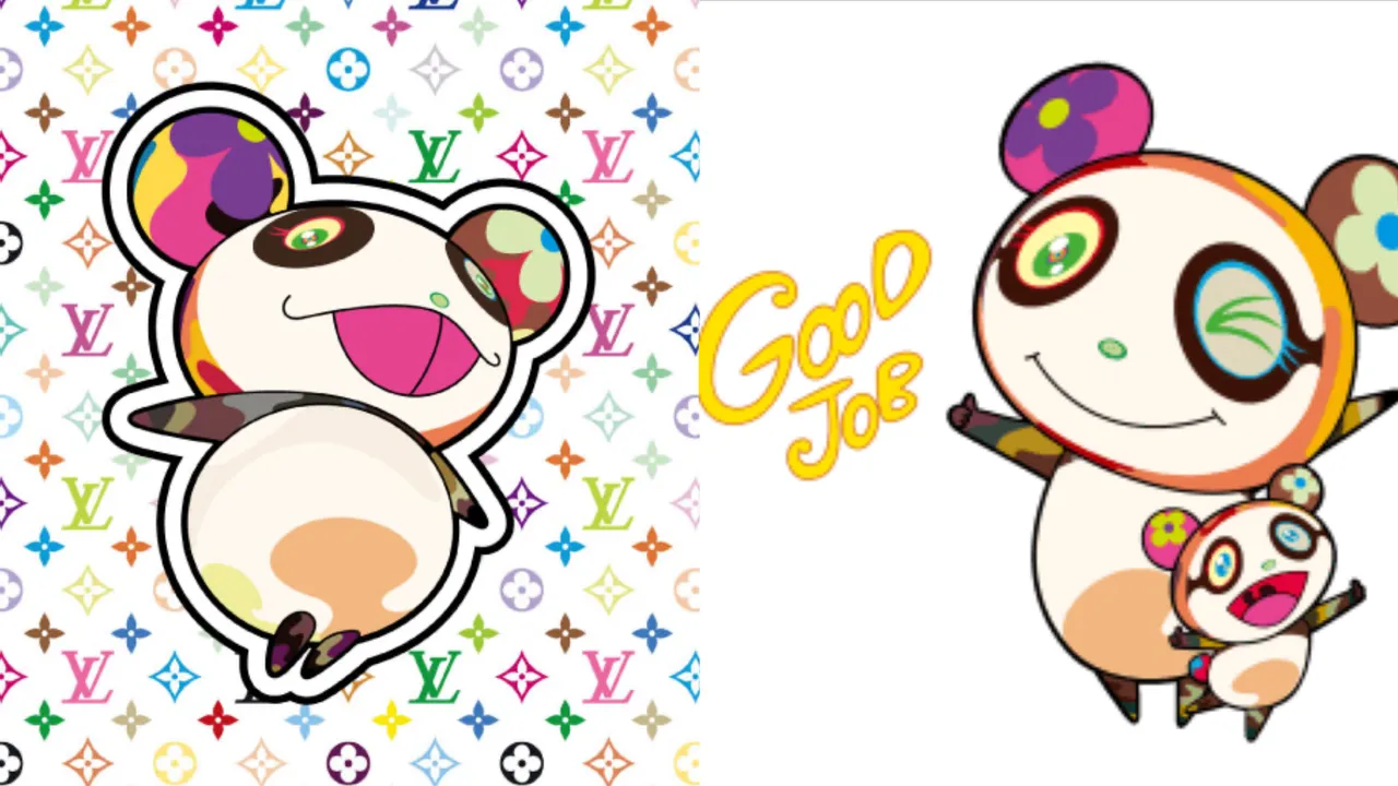 路易威登 x 村上隆藝術聯名限定貼圖。品牌提供