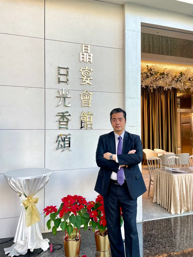 御嵿積極拓展旗下品牌餐廳布局，搶攻大型商場型餐飲市場，半插旗日本九州，啟動海外事業布局。圖為御嵿董事長孫正強。御嵿提供