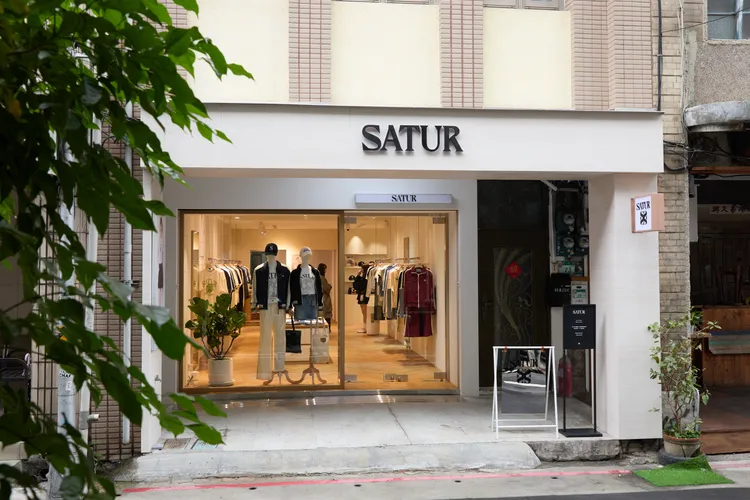 SATUR在台北中山打造品牌首間海外旗艦店。品牌提供