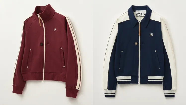 SATUR Lawton立領、翻領運動外套，各4990元。品牌提供