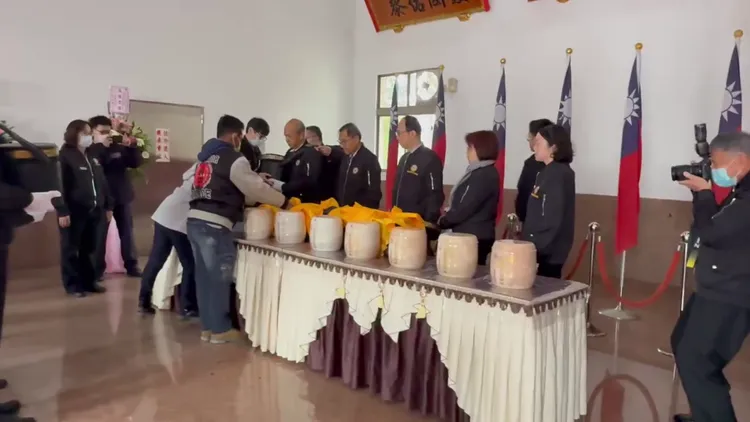 20多具榮民骨骸在常如山與退輔會協助下，均能獲得妥善安厝、遷葬。讀者提供